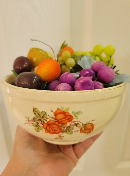 Vintage Other - Vintage Universal Cambridge Oven Proof American Beauty Rose Bowl 1940s USA
